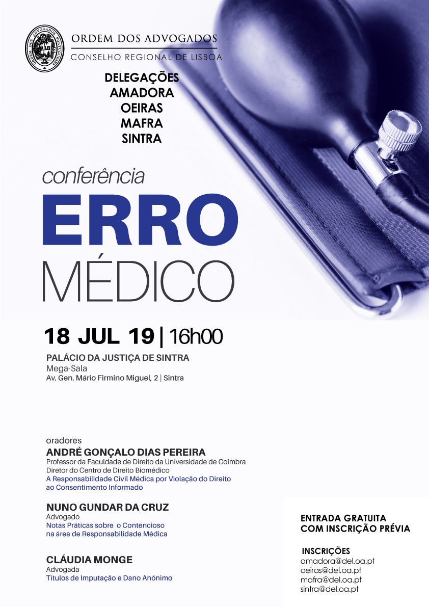 Conferências sobre Erro Médico | Programa